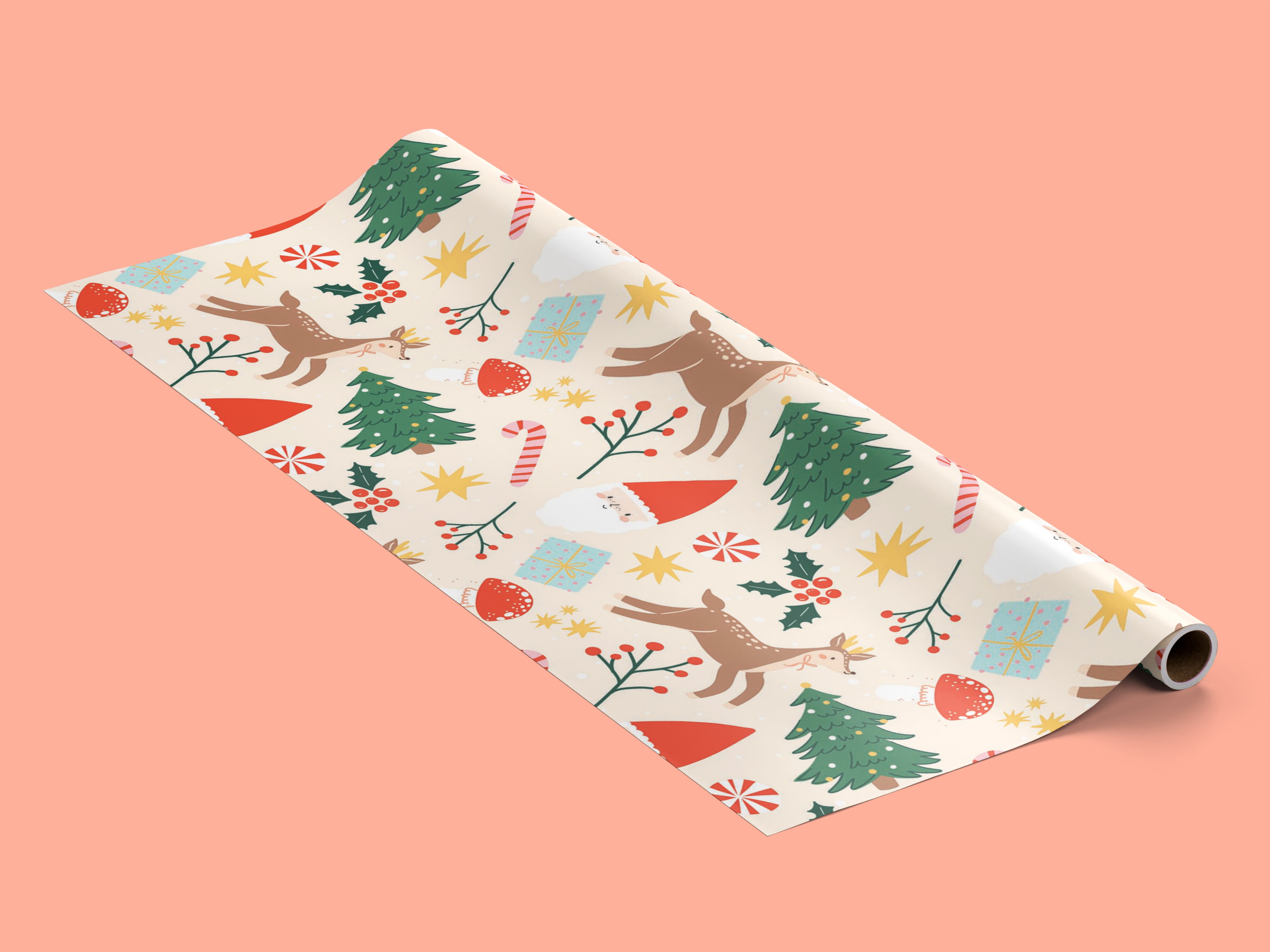 Julepapir - Reinsdyr