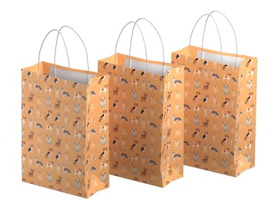 Presentpåsar 3-pack - Hundar - Stor