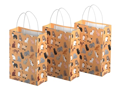 Lahjapussit 3 kpl - Kissat - Isot