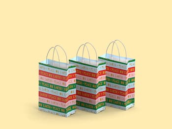 Gaveposer 3-pakning - Peace on Earth - Medium