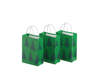 Lahjapussit 3 kpl - Joulukuuset - Keskikoko