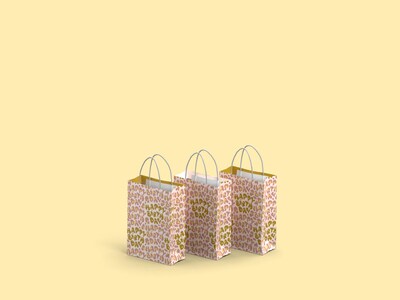 Gaveposer 3-pakning - Happy Birthday - Små