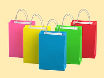 Gaveposer 5-pak - Ensfarvet - Mellem