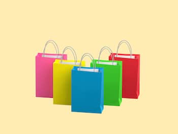 Gaveposer 5-pak - Ensfarvet - Små