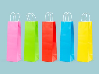 Vinposer 5-pak - Ensfarvet