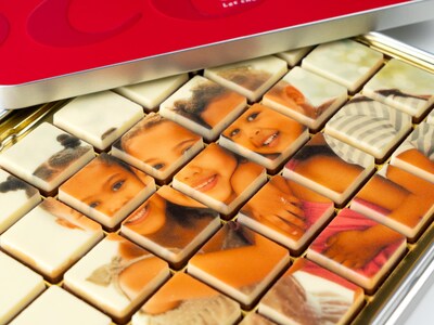 Personalisierte Schokolade mit Foto