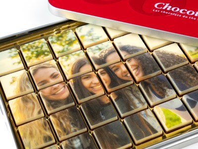 Personalisierte Schokolade mit Foto