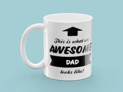 Tasse mit Aufdruck - Awesome Dad