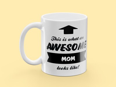 Tasse mit Aufdruck - Awesome Mom