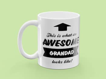 Tasse mit Aufdruck - Awesome Grandad