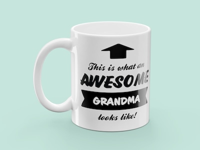Krus med trykk - Awesome Grandma
