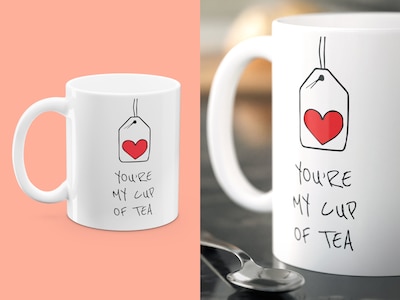 Tasse mit Aufdruck - You're My Cup of Tea