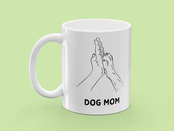 Mugg med Tryck - Dog Mom