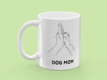 Tasse mit Aufdruck - Dog Mom