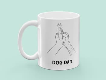 Tasse mit Aufdruck - Dog Dad