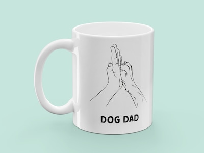 Muki painatuksella - Dog Dad