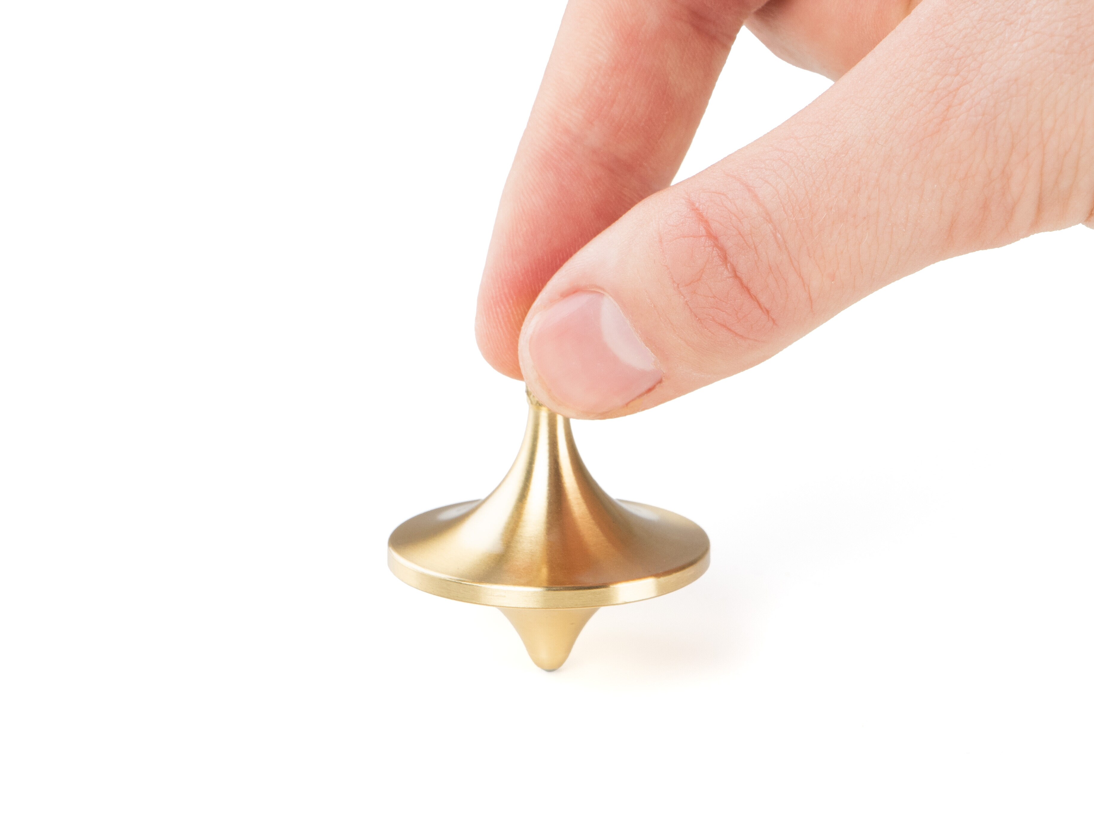 Fidgetsnurra i Metall