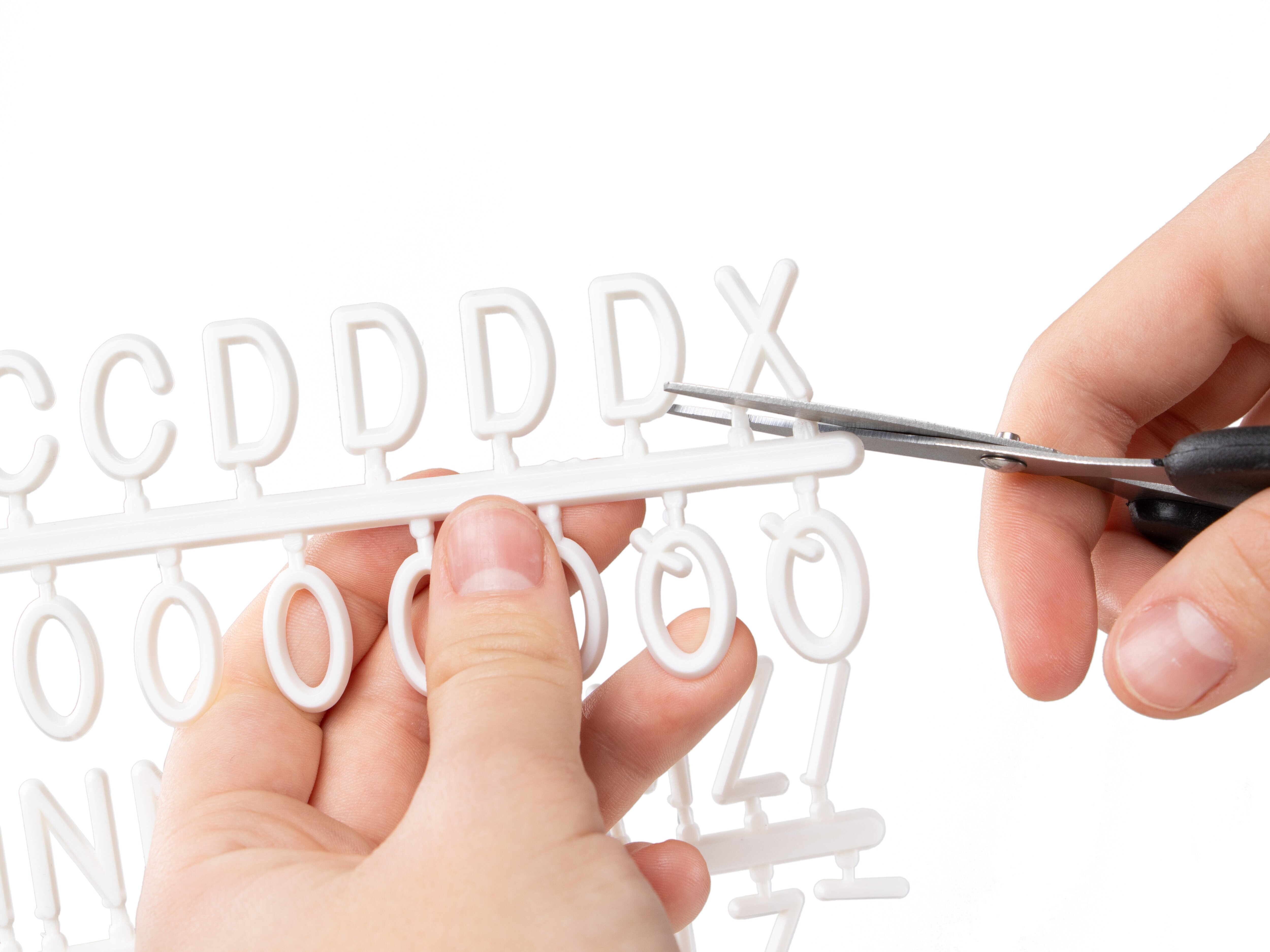 Bokstavtavle med treramme