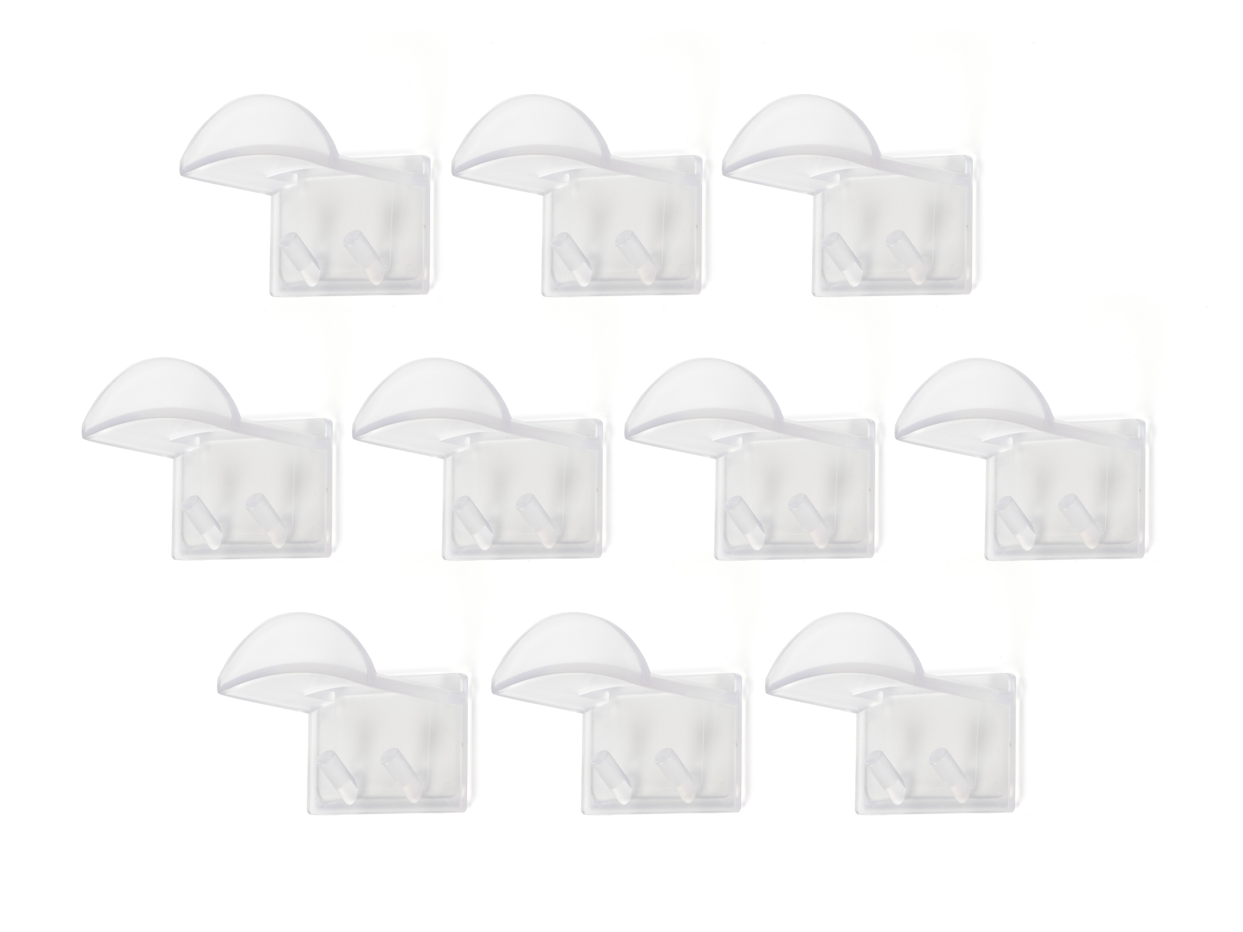 Självhäftande Krokar till Kepsar - 10-pack