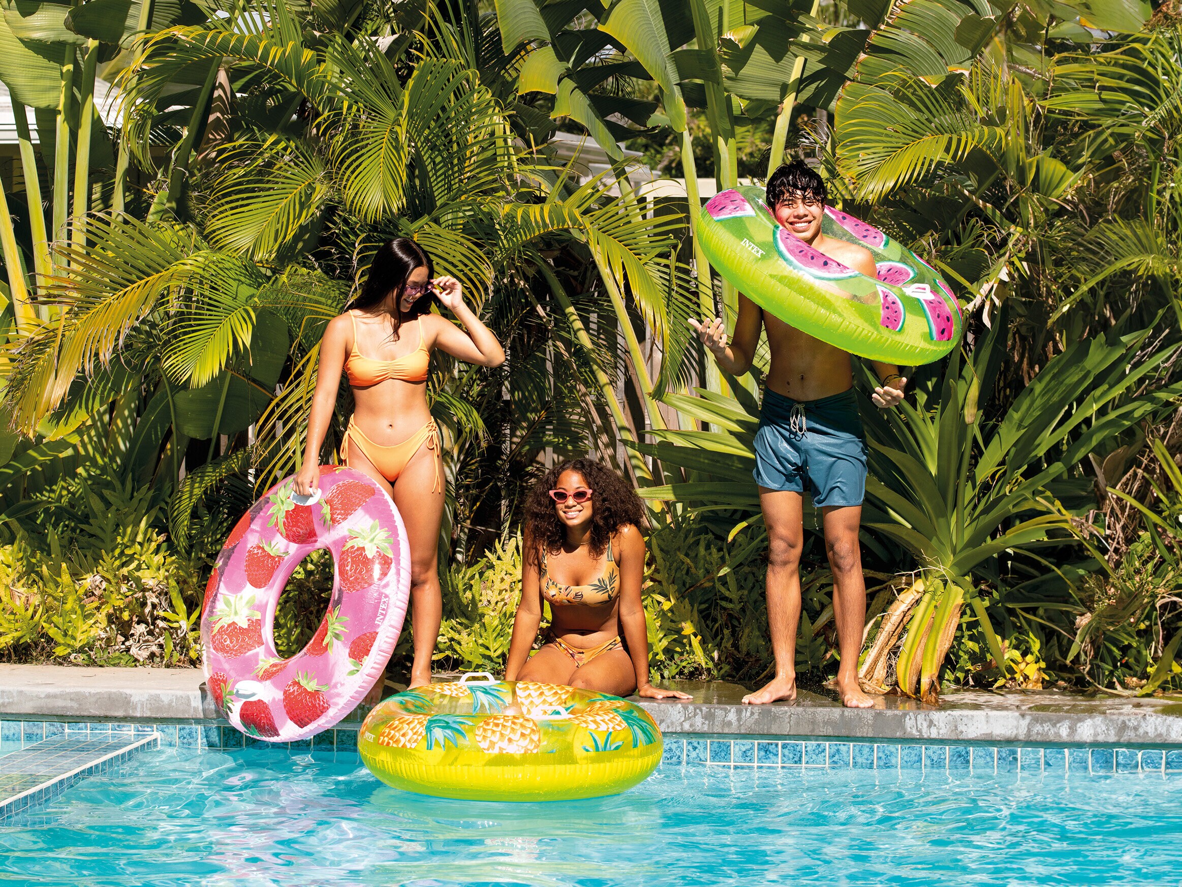 Uimarengas Trooppisilla Hedelmillä - Intex