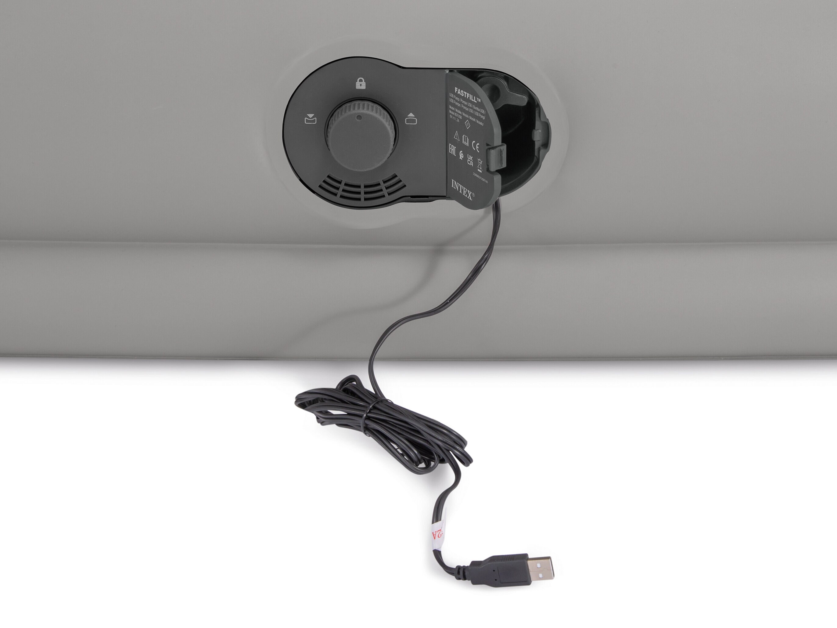 Puhallettava Ilmapatja Sisäänrakennetulla Pumpulla - Intex