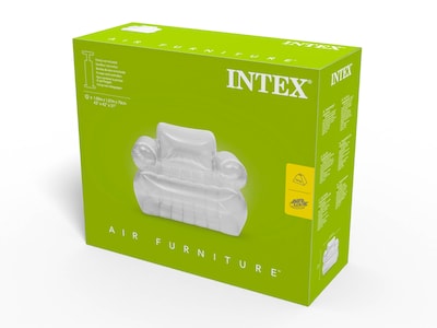 Gjennomsiktig oppblåsbar lenestol - Intex