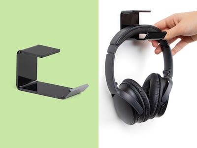Selvklebende krok for hodetelefoner