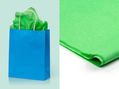 Seidenpapier 10er-Pack - Grün