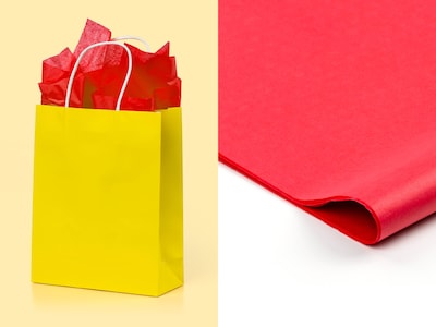 Seidenpapier 10er-Pack - Rot