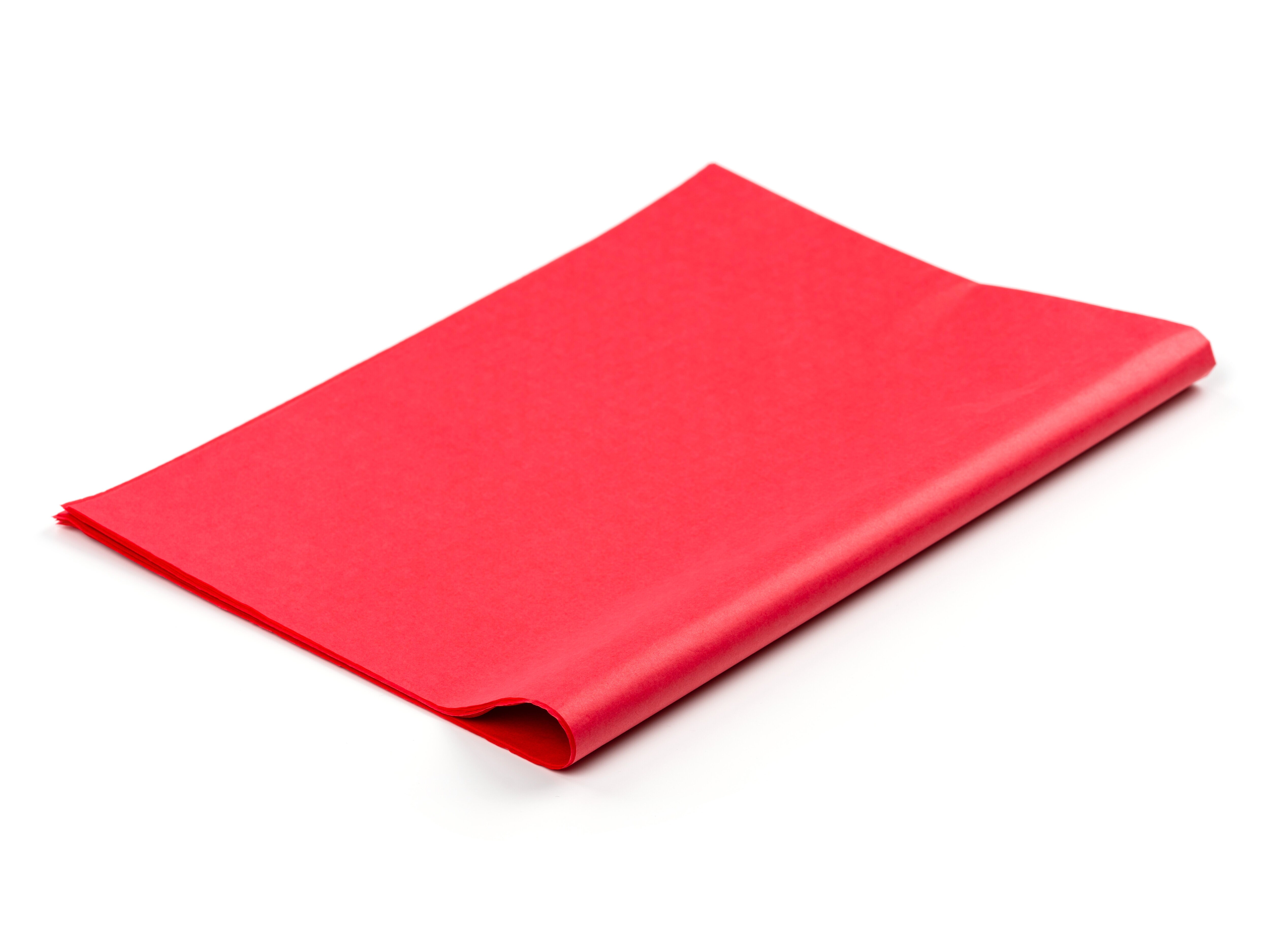 Silkespapper 10-pack - Röd