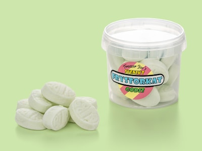 Frysetørket godteri - Sure pæreskjold