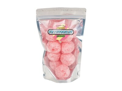 Frysetørret slik - Hindbærpuffer