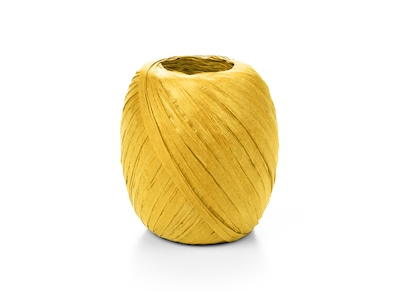 Geschenkband Raffia 50m - Gelb