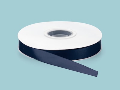 Presentband Satin 40m - Marinblå