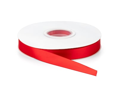 Presentband Satin 40m - Röd