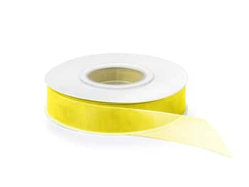 Presentband Organza 40m - Gul