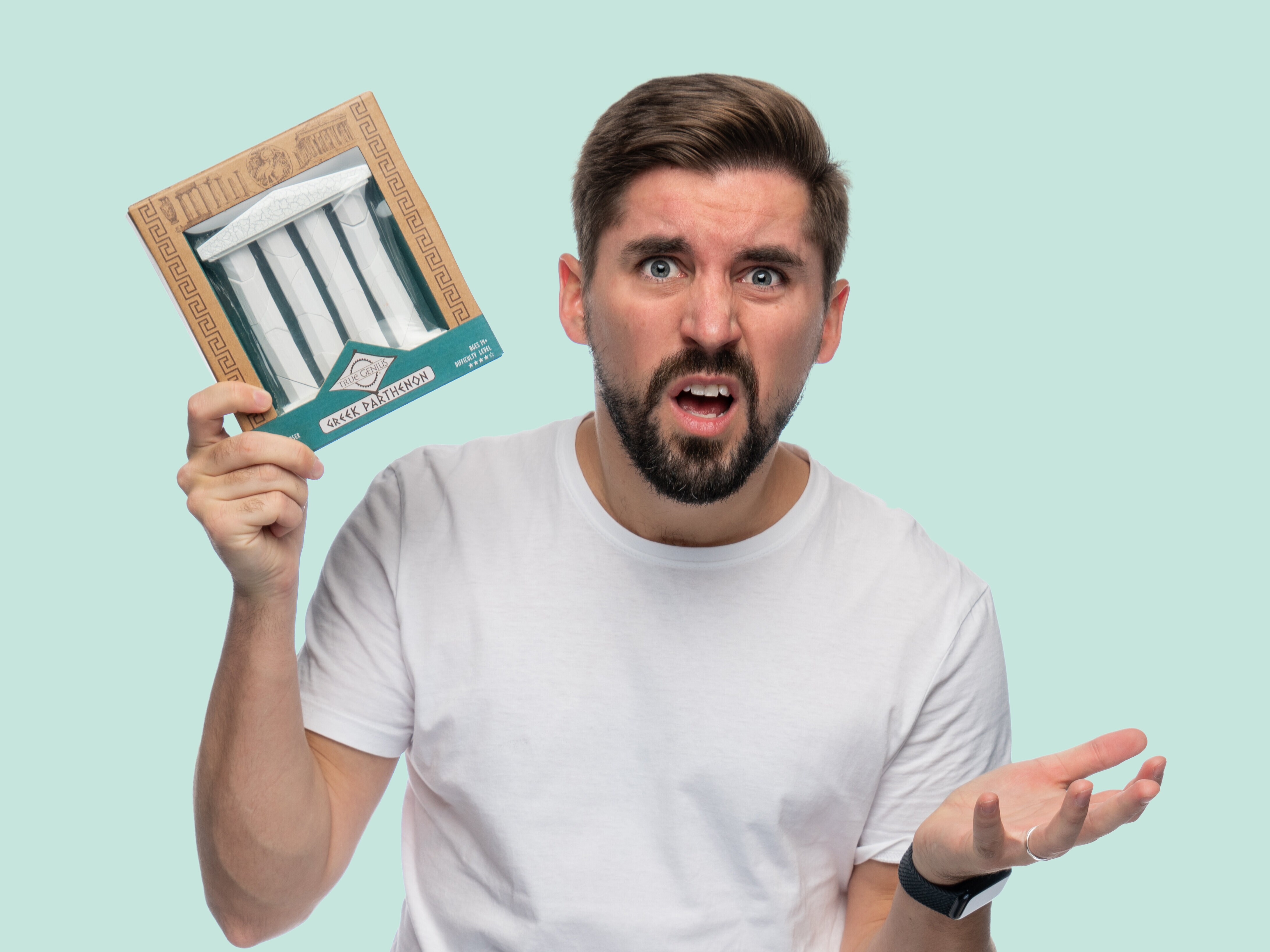 Kreikkalainen Parthenon - Puinen palapeli