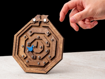 Das Labyrinth des Minotaurus - Holzpuzzle