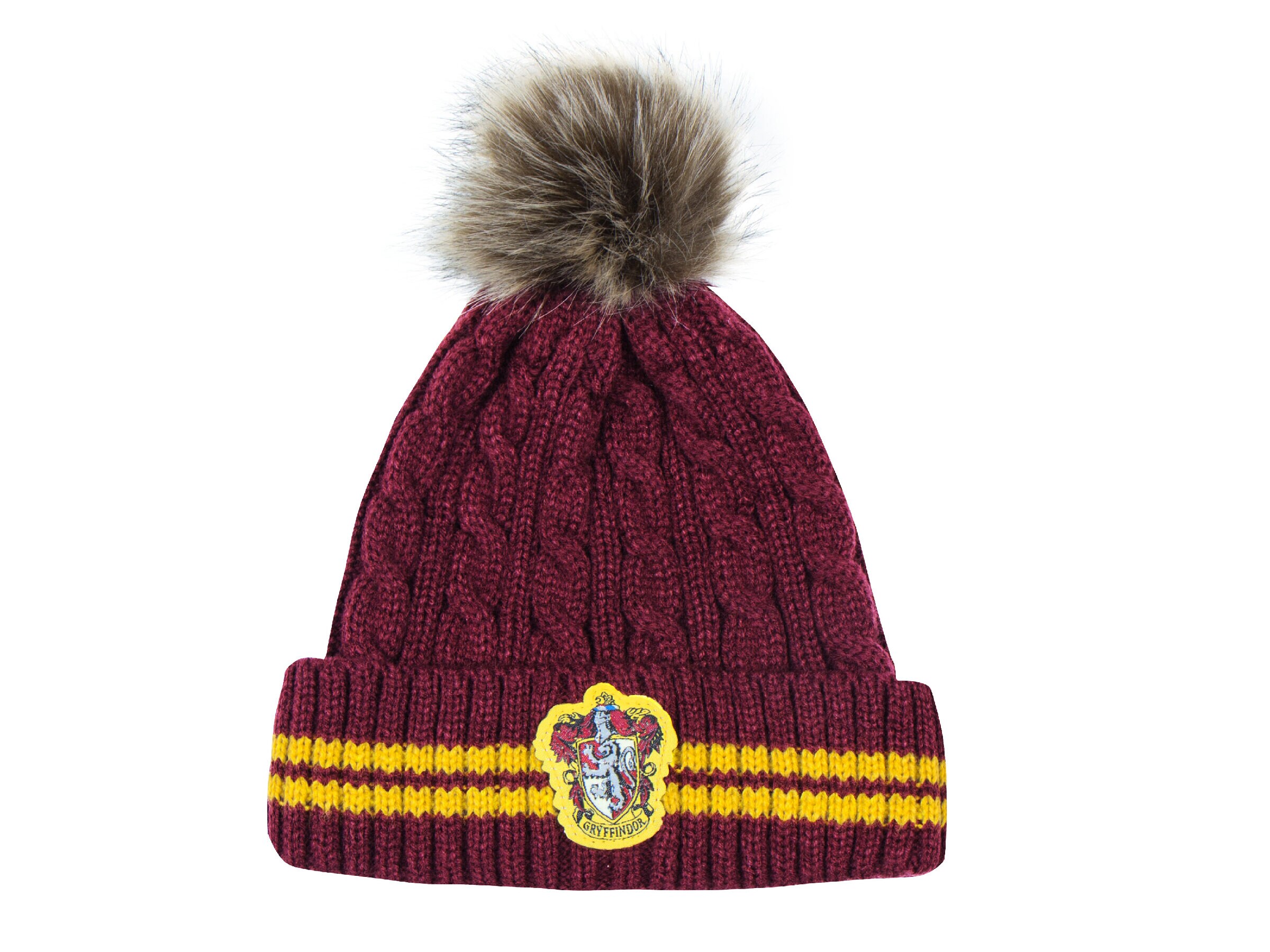 Harry Potter Hue med pompon - Gryffindor