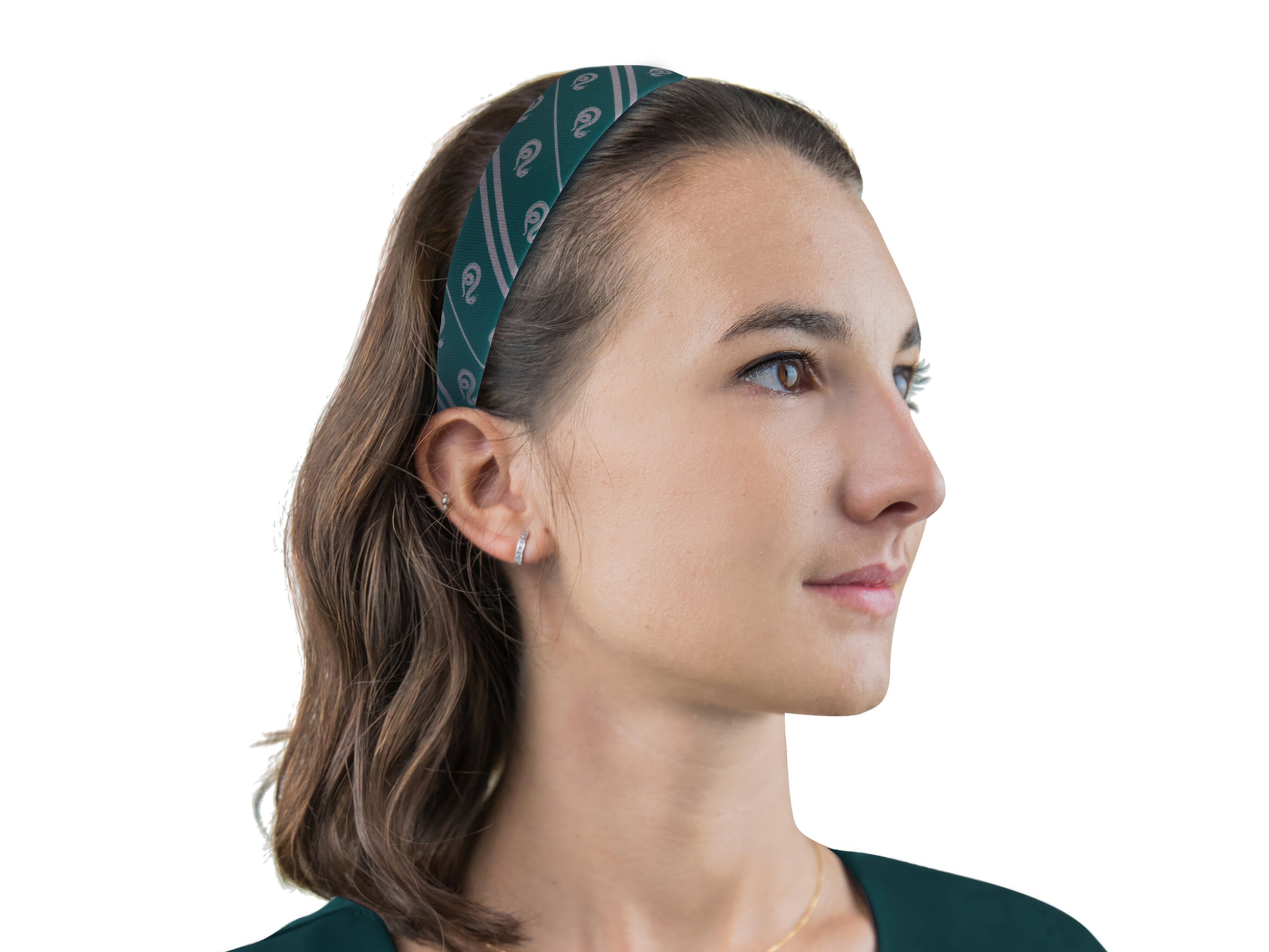 Harry Potter diadem och scrunchy - Slytherin