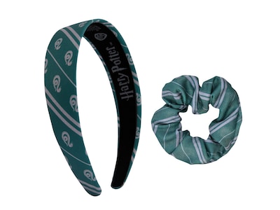 Harry Potter diadem och scrunchy - Slytherin