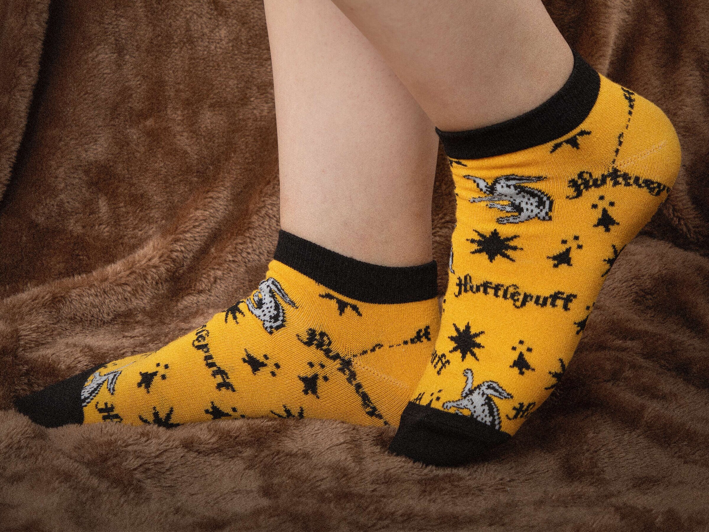 Harry Potter nilkkasukat 3 kpl - Hufflepuff