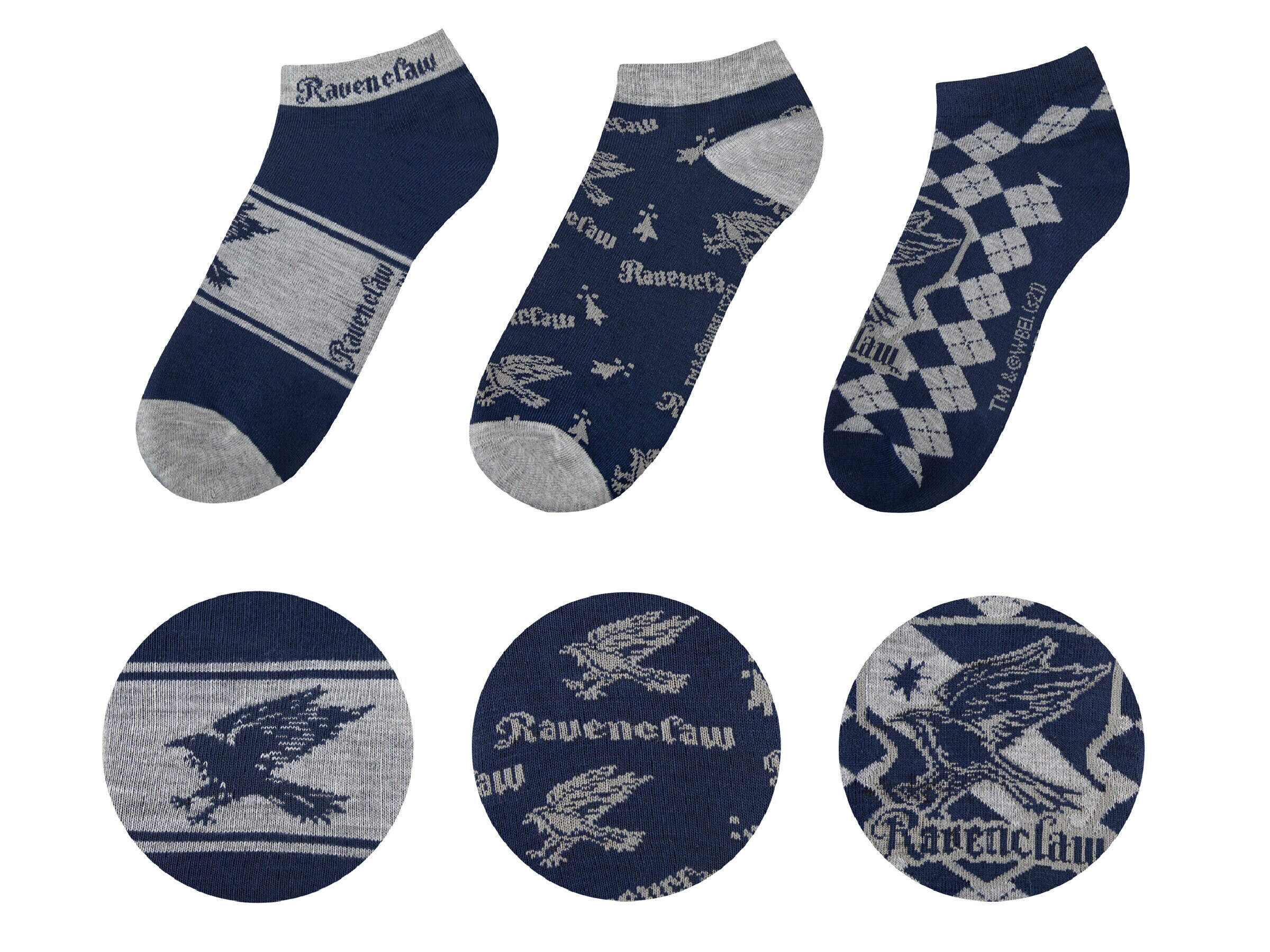 Harry Potter Socken 3er-Pack – Ravenclaw