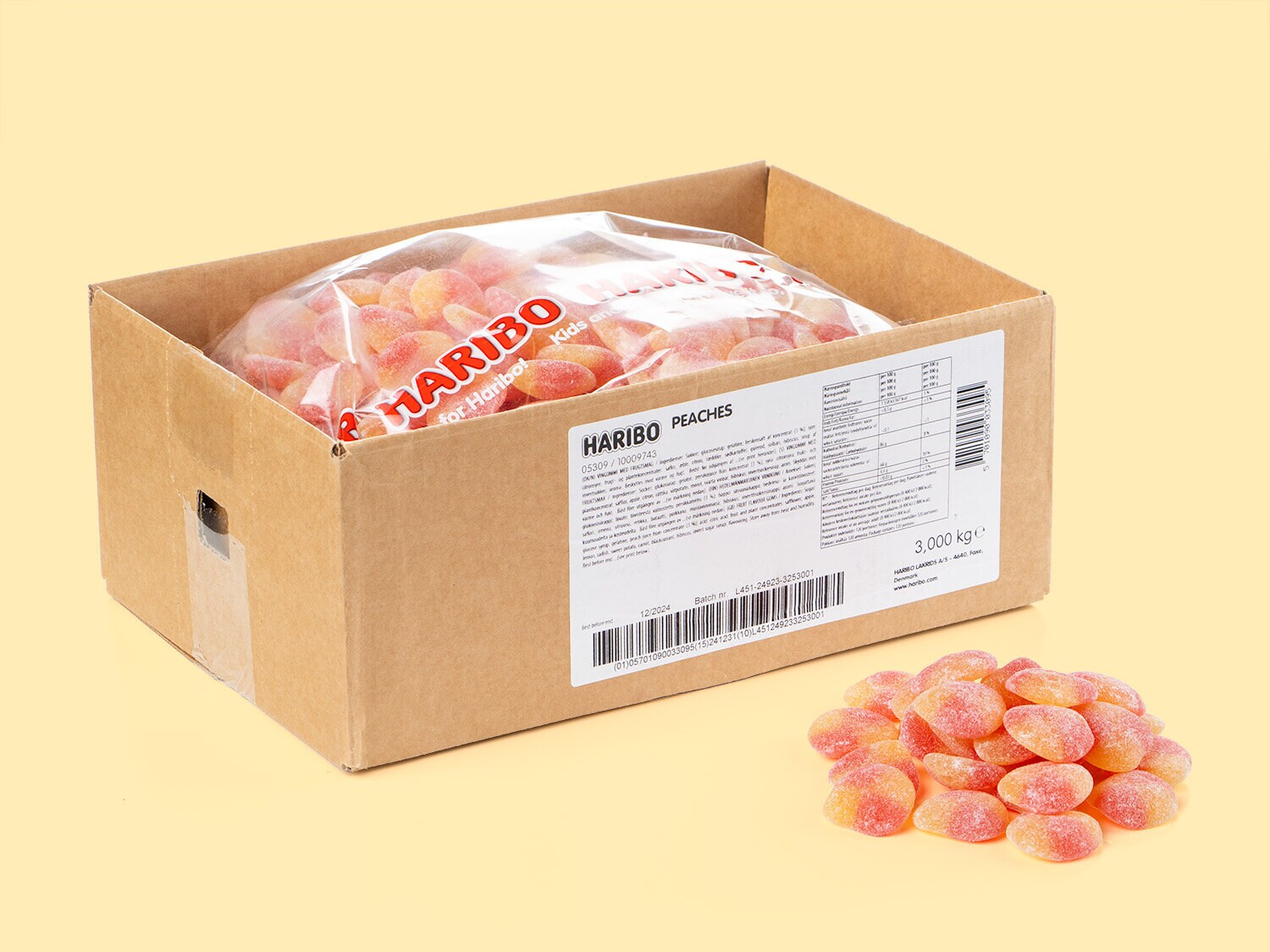 Persikor Lösgodis 3 kg