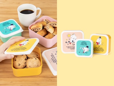 Mummitrollet Matbokser 3-pakning