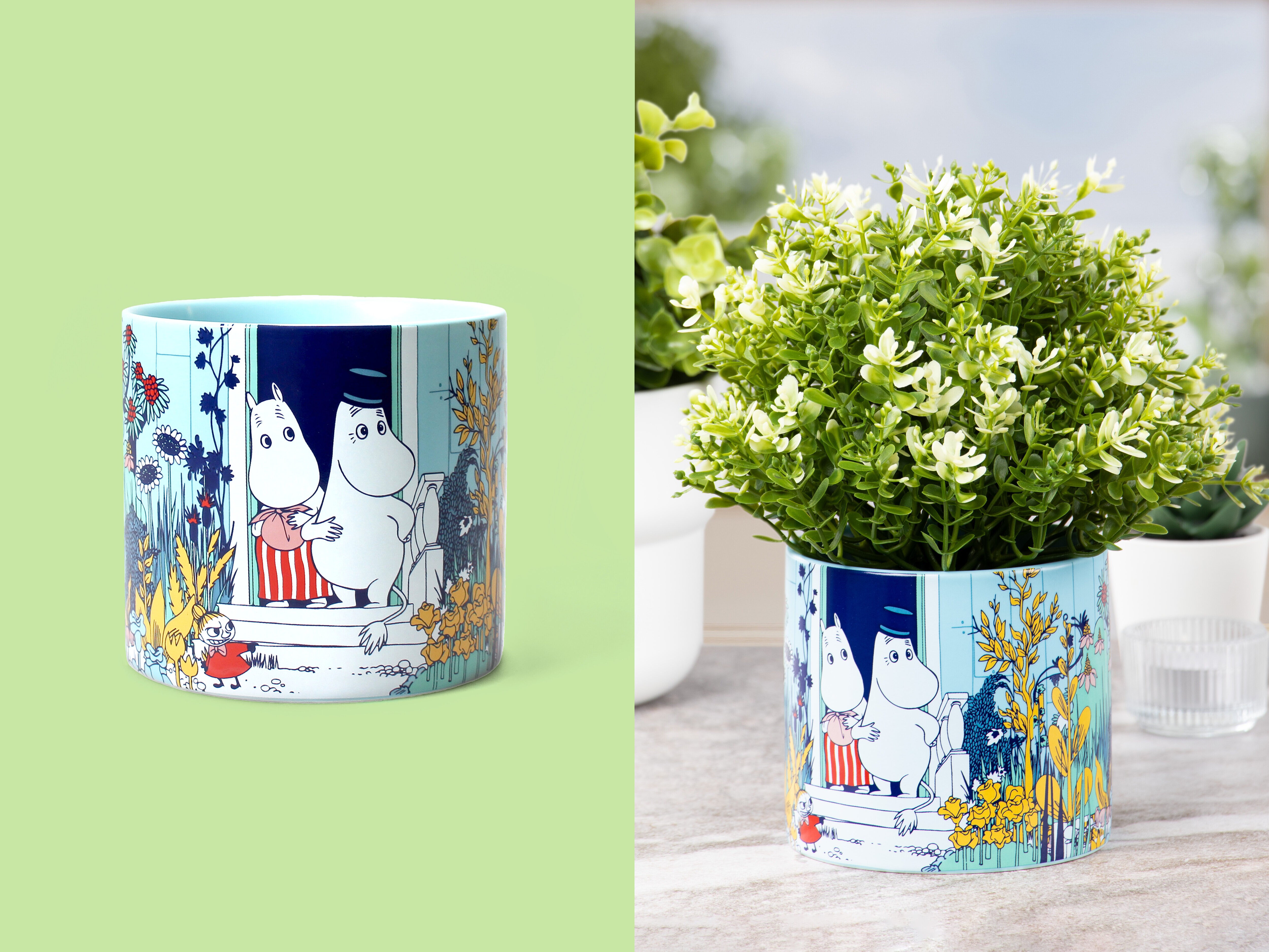 Mummitrollet blomsterpotte 10 cm