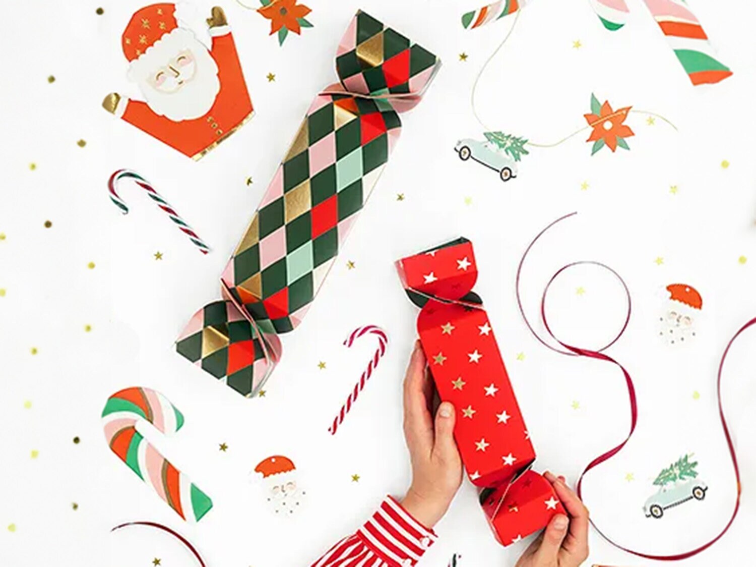 Ripustettavat joulupakettikortit – 12-pakkaus