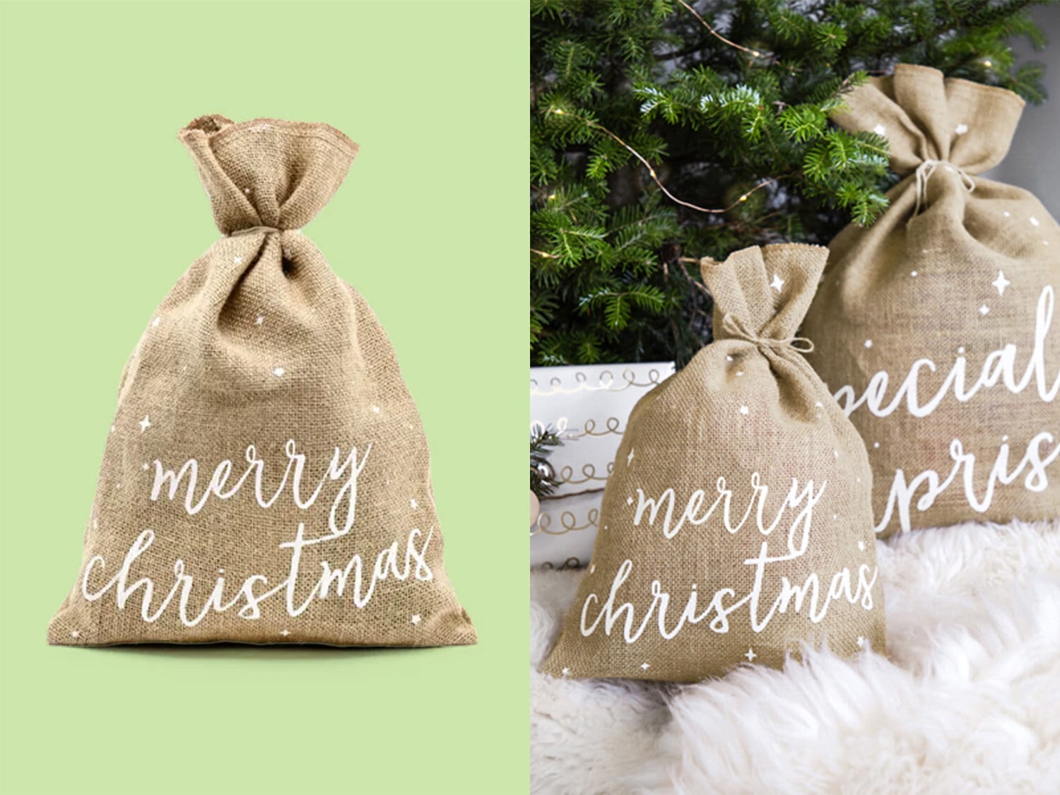 Juuttisäkki - Merry Christmas