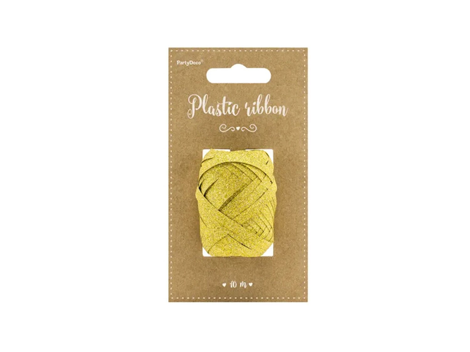 Lahjanauha Glitter 10m - Kulta