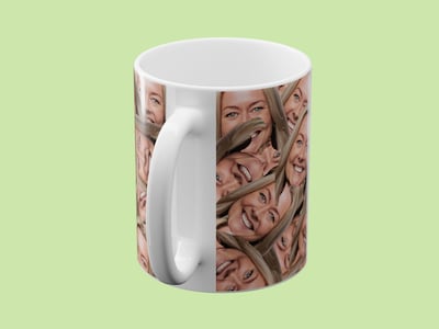 Personalisierte Tasse - Multiface